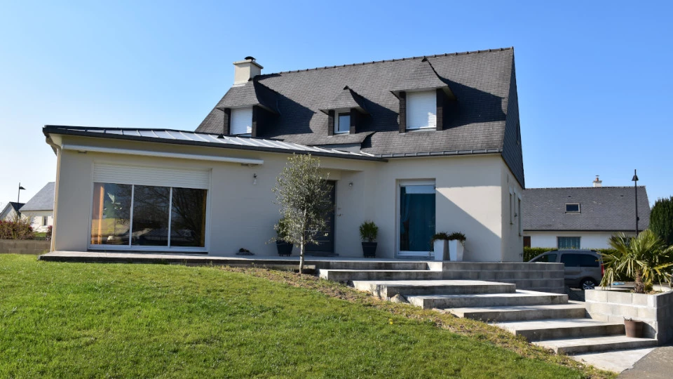 Extension moderne d'une maison